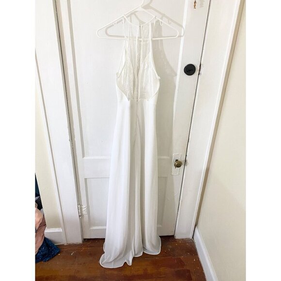 Lulu's Women's Adella Lace Sleeveless Maxi Dress.- Small - Picture 4 of 14